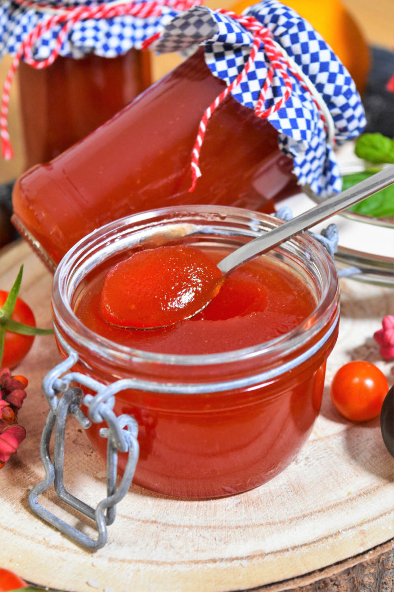 Marmalad od domati so portokal-Djem-bellakujna