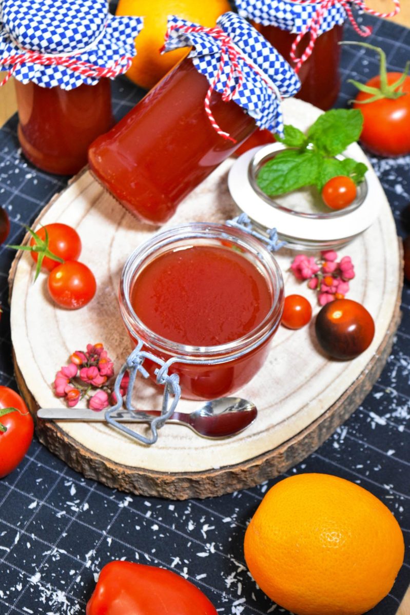 Marmalad od domati so portokal-Namaz-bellakujna