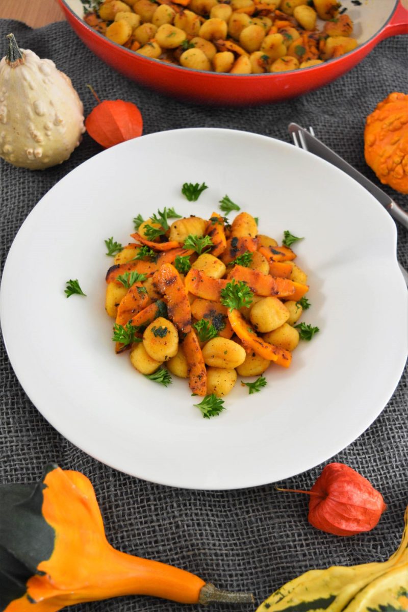 Njoki so przena tikva-Vegetrijansko-bellakujna