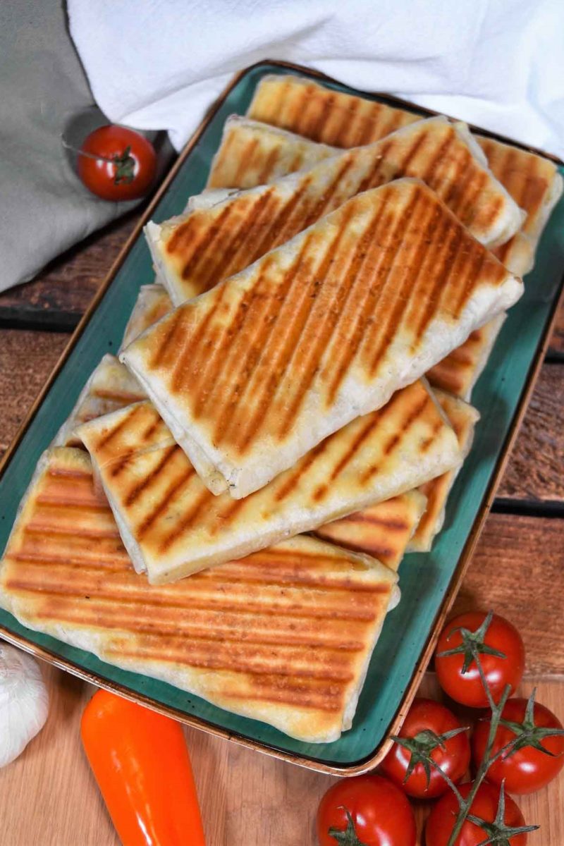 Banicki so pecurki na gril toster-Vegetarijansko-bellakujna
