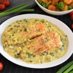 Losos file vo krem sos so vino-Recept-bellakujna
