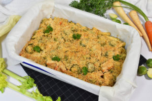 Prokelj i zelencuk pod hauba od prezla i parmezan-Serviranje-bellakujna