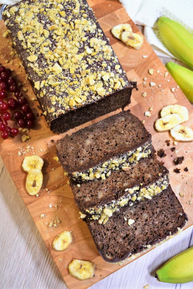 Torta so banani i cokoladna glazura-Kolac-bellakujna