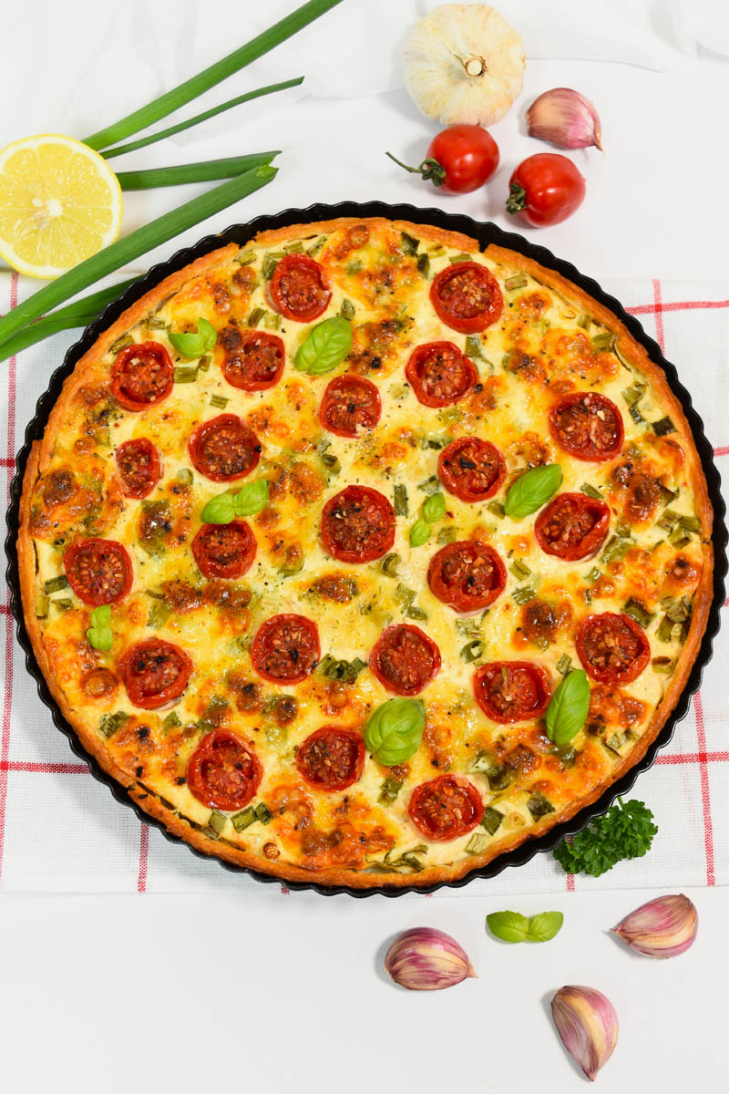 Kis od avokado i domati so mocarela-Vegetarijansko-bellakujna