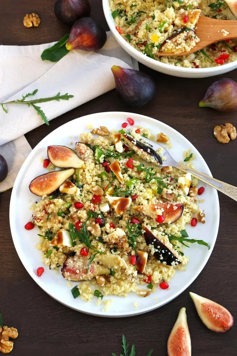 Kuskus salata so smokvi i mocarela-Prilog-bellakujna